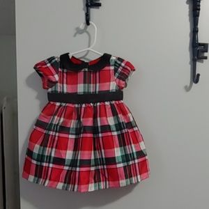 Gymboree plaid baby dress